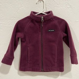 Baby zip up Columbia jacket